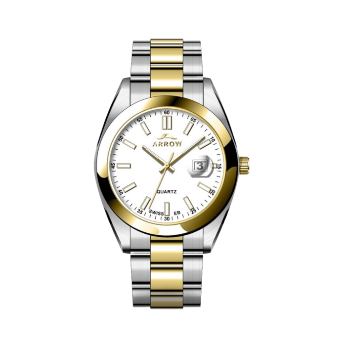Arrow (5903) – Men’s Analog Display With Date | Stainless Steel Strap | With Color Variations - Image 2