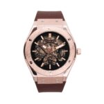 Coral (965-7) – Premium Quality Swiss Quartz Automatic Watch For Men | Silicone Rubber Strap | With Color Variations