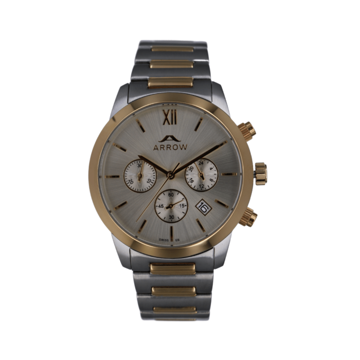 Arrow (5915) – Luxury Swiss Quartz Analog Watch For Men With Date Function | Stainless Steel Strap | With Color Variations - Image 8