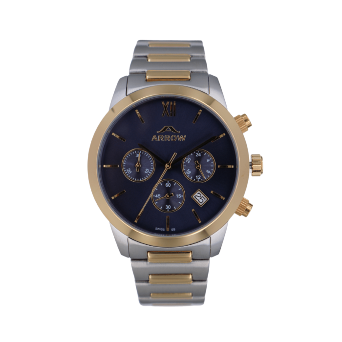 Arrow (5915) – Luxury Swiss Quartz Analog Watch For Men With Date Function | Stainless Steel Strap | With Color Variations - Image 6