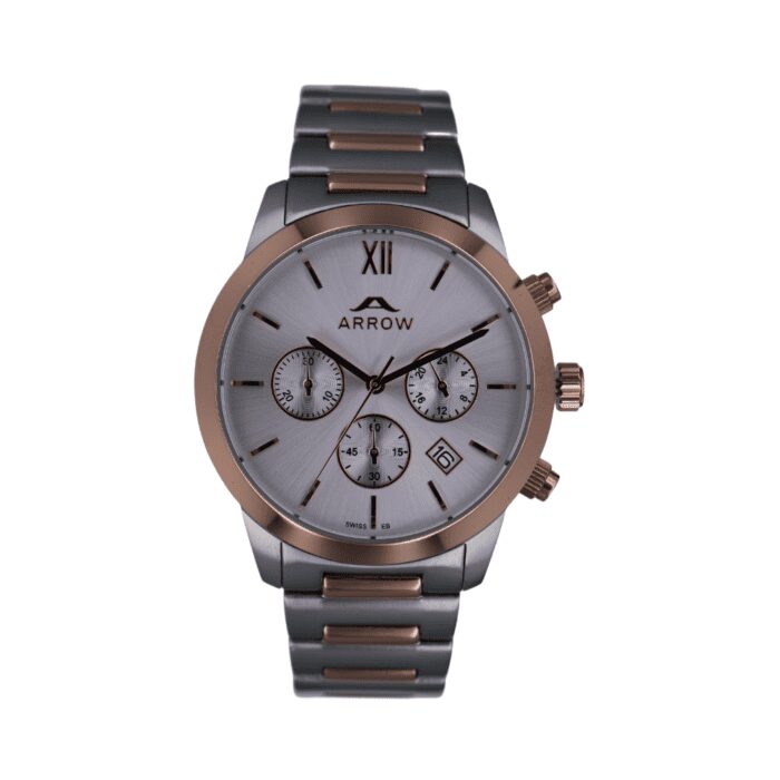 Arrow (5915) – Luxury Swiss Quartz Analog Watch For Men With Date Function | Stainless Steel Strap | With Color Variations - Image 3