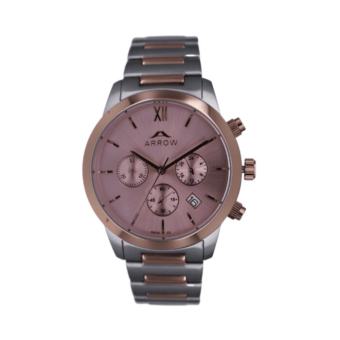 Arrow (5915) – Luxury Swiss Quartz Analog Watch For Men With Date Function | Stainless Steel Strap | With Color Variations - Image 2