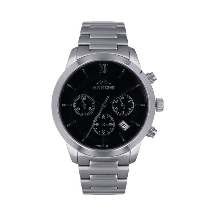 Arrow (5915) – Luxury Swiss Quartz Analog Watch For Men With Date Function | Stainless Steel Strap | With Color Variations - Image 9
