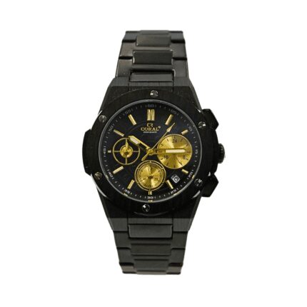 Coral Fashion Men's Watch Black