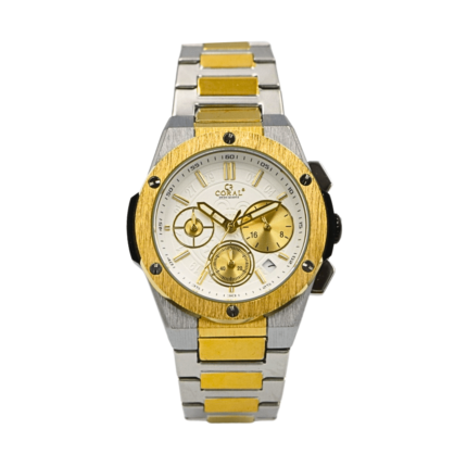 Coral Fashion Men's Watch Gold Silver