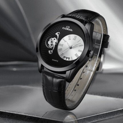 Coral Fashion Analog Watches, Leather Watches for Men