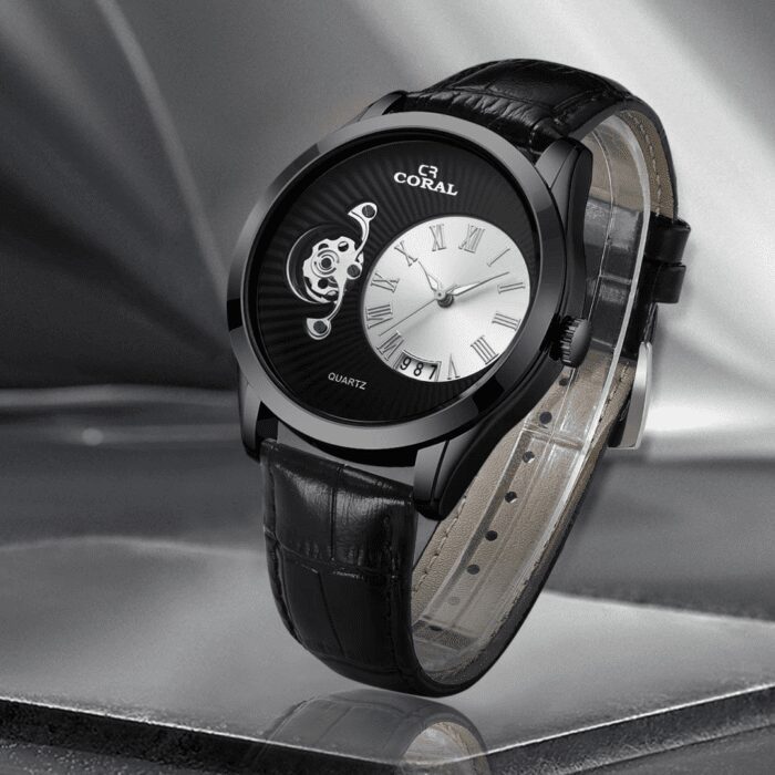 Coral Fashion Analog Watches, Leather Watches for Men