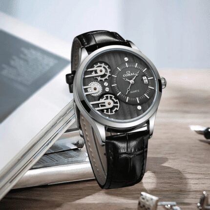 Coral Fashion Analog Watches, Leather Watches for Men