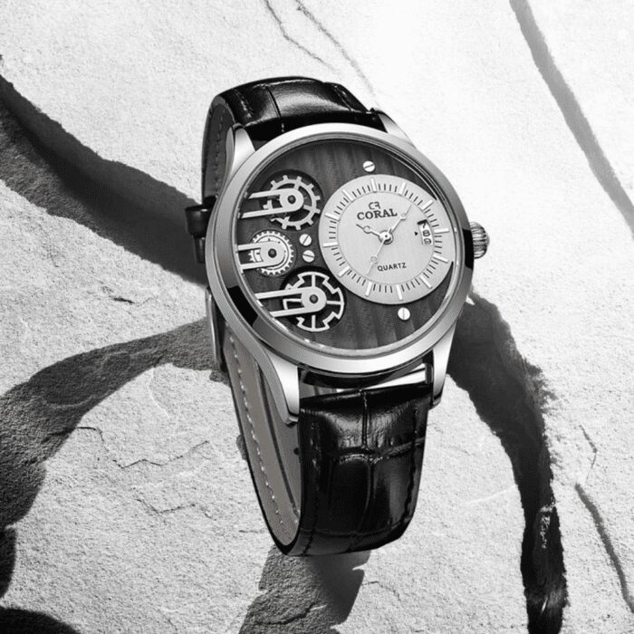 Coral Fashion Analog Watches, Leather Watches for Men