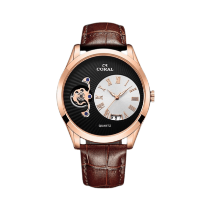 Coral Fashion Analog Watches, Leather Watches for Men