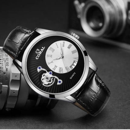 Coral Fashion Analog Watches, Leather Watches for Men