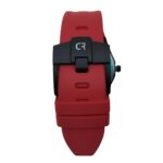 Coral Men's Watch, Wheel Watch, Stainless Steel Case and Rubber Strap, 30M Water Resistant