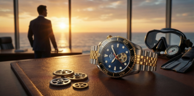 Arrow Automatic Premium Men's Watch, Luxury Men's Watch, High-Quality Stainless Steel, 200M Water Resistant, Japan Movement, Luxury Watch Dubai Men