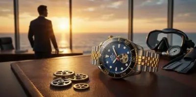 Arrow Automatic Premium Men's Watch, Luxury Men's Watch, High-Quality Stainless Steel, 200M Water Resistant, Japan Movement, Luxury Watch Dubai Men