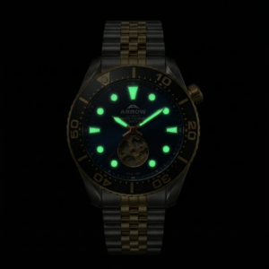 Arrow Automatic Premium Men's Watch, Luxury Men's Watch, High-Quality Stainless Steel, 200M Water Resistant, Japan Movement, Luxury Watch Dubai Men