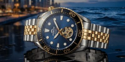 Arrow Automatic Premium Men's Watch, Luxury Men's Watch, High-Quality Stainless Steel, 200M Water Resistant, Japan Movement, Luxury Watch Dubai Men
