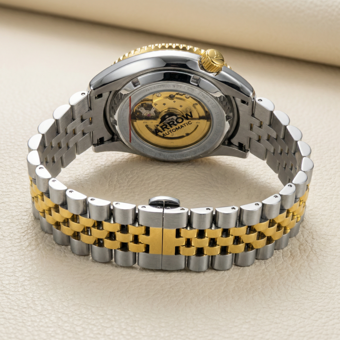 Arrow Automatic Premium Men's Watch, Luxury Men's Watch, High-Quality Stainless Steel, 200M Water Resistant, Japan Movement, Luxury Watch Dubai Men