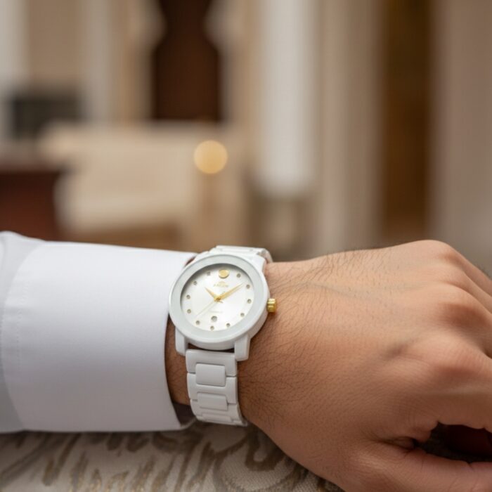 ARROW Premium Men’s Watch – High-Quality Ceramic | Sapphire Glass | Date Display - Image 2