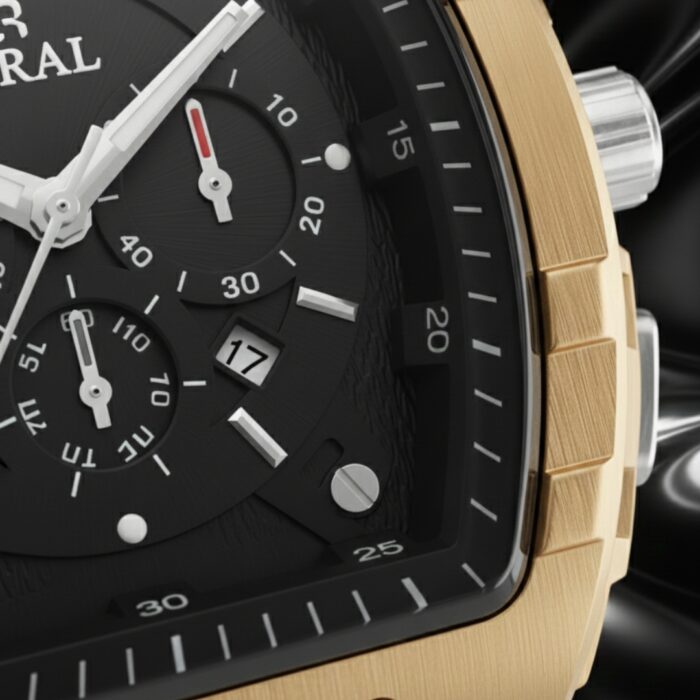 CORAL Premium Men’s Watch – Quartz Movement | Date Display | Silicone Rubber Strap | 30M Water-Resistant - Image 5