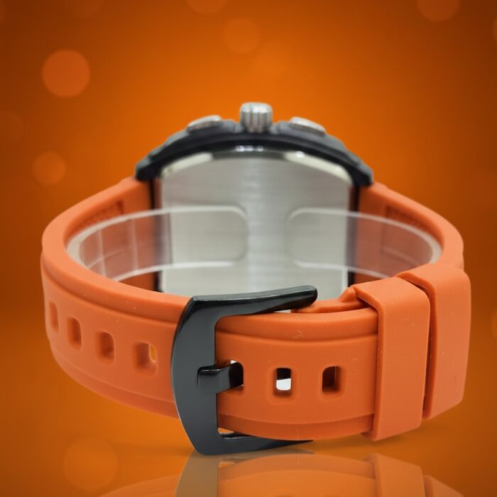 CORAL Premium Men’s Watch – Quartz Movement | Date Display | Silicone Rubber Strap | 30M Water-Resistant - Image 7