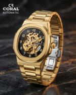 CORAL Automatic Premium Men’s Watch | Stainless Steel Case, Back & Bracelet | 30M Water-Resistant | 1-Year Warranty - Image 10