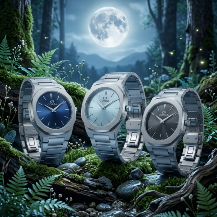 CORAL Premium Casual Men’s Watch – Stainless Steel Analog Watch with Japan Movement | 30M Water Resistant | 1-Year Warranty - Image 14