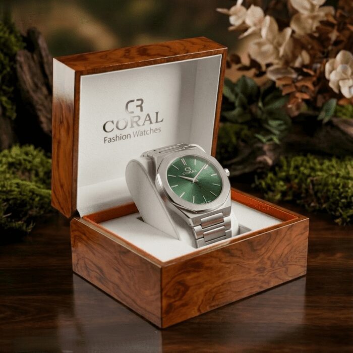 CORAL Premium Casual Men’s Watch – Stainless Steel Analog Watch with Japan Movement | 30M Water Resistant | 1-Year Warranty - Image 12