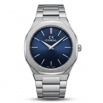 CORAL Premium Casual Men’s Watch – Stainless Steel Analog Watch with Japan Movement | 30M Water Resistant | 1-Year Warranty