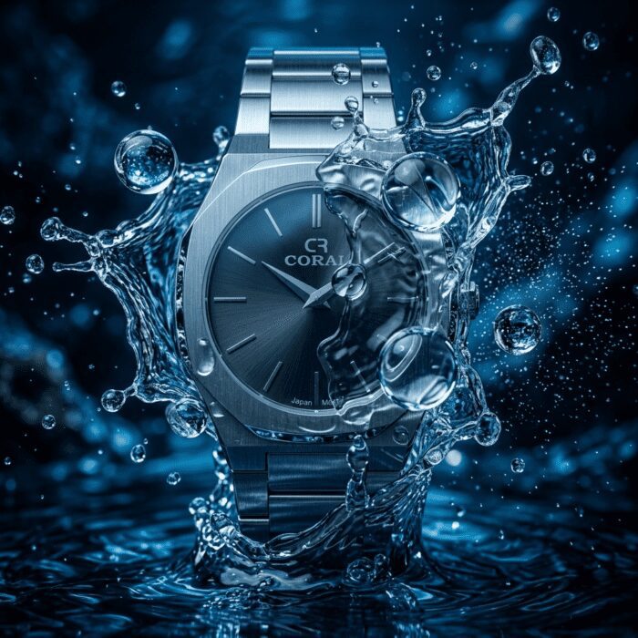 CORAL Premium Casual Men’s Watch – Stainless Steel Analog Watch with Japan Movement | 30M Water Resistant | 1-Year Warranty - Image 3